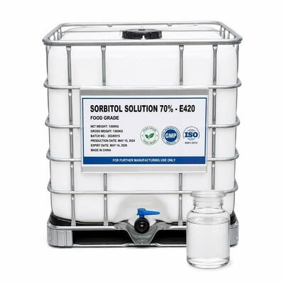 High Quality 70% Sorbitol Solution Liquid Sorbitol Syrup Crystallizing Non‑Crystallizing Humectant For Confectionery Cosmetics Tobacco Polyurethane Production