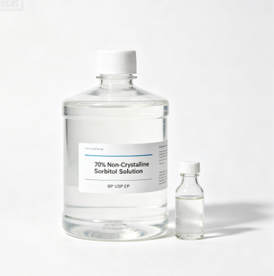 Sorbitol Solution 70% Cosmetic Grade, D-Glucitol CAS 50-70-4, Non-Crystallizing Humectant for Skincare, 250kg Drum