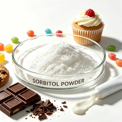 Sorbitol Powder Food Grade E420 Sweetener for Chewing Gum and Sugar-Free Chocolate, Factory Direct