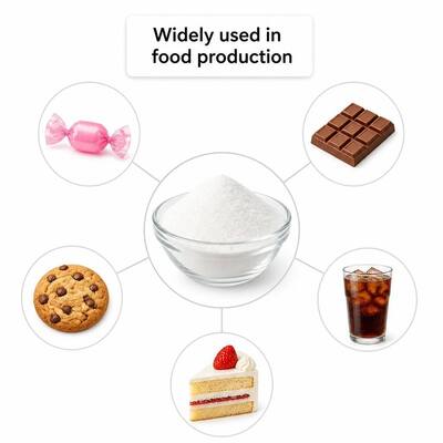 High Purity Fine Sorbitol Powder Food Grade Bulking Filler for Zero Sugar Gummy, Wholesale Available