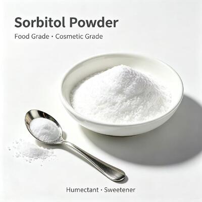 Factory Bulk Sorbitol Powder 99% Purity Food Grade & Cosmetic Grade D‑Sorbitol E420 CAS 50‑70‑4 Sweetener Humectant for Food Cosmetics 25kg Bag