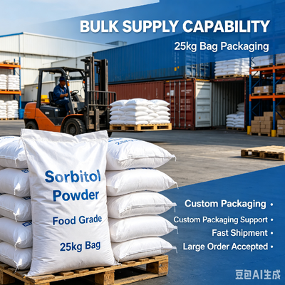 Sorbitol Powder Food Grade E420 Sweetener for Chewing Gum and Sugar-Free Chocolate, Factory Direct