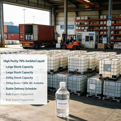 Kosher Sorbitol Solution 70% Food Grade, D-Glucitol CAS 50-70-4, Humectant and Sweetener, 250kg Drum, Bulk Supply