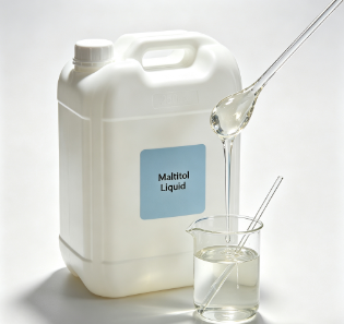 China Manufacturer Viscous Maltitol Syrup FCC Standard Sweetener Moisturizer Raw Material For Sugar‑free Food Cosmetic Toothpaste Making