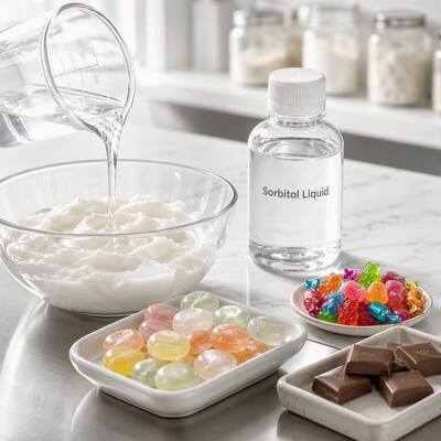 Bulk Sorbitol Liquid 70% Colorless Humectant Stabilizer for Industrial and Oral Care Use, China Exporter