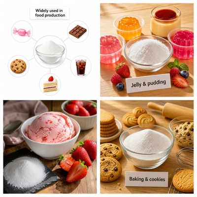 Sorbitol Powder Food Additive E420 Multi Grade Raw Material For Baking Candy Toothpaste Resin Textile Auxiliary Production