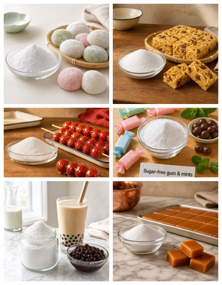 Cooling Taste Sorbitol Powder E420 Non-Cariogenic for Mint Lozenges and Hard Candy