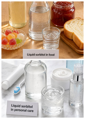 Liquid Sorbitol Syrup 70% D-Glucitol Sorbitol Solution Sugar Alcohol Polyol Humectant Sweetener Moisturizer