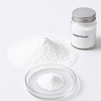 Sorbitol Powder 100 Mesh Fine Powder Food Grade, D-Glucitol CAS 50-70-4, Non-Caking Sweetener, 25kg PP Bag