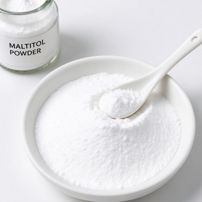 Maltitol Powder Food Grade Low Glycemic, D-Maltitol CAS 585-88-6, Low Calorie Sugar Alcohol for Low Glycemic, 25kg PP Bag