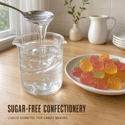 Sorbitol Solution for Toothpaste, Chewing Gum, Candy & Pharma Syrup Manufacturing Applications - Bulk Wholesale Supply