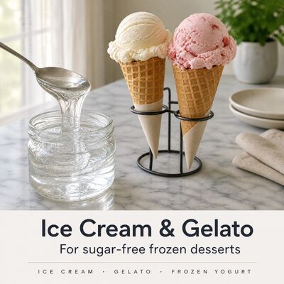 Maltitol Syrup, Liquid Maltitol Food Grade Sugar-Free Sweetener for Chocolate, Candy and Bakery