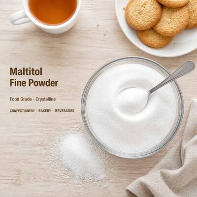 Sugar-Free Maltitol Powder E965 for Chocolate, Candy and Chewing Gum Manufacturing, Bulk Sweetener