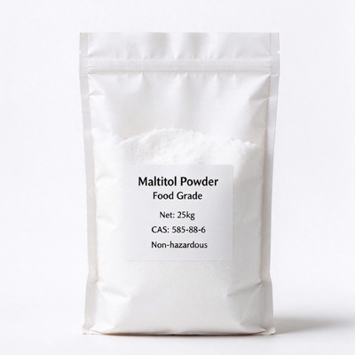 Maltitol Powder Food Grade 20-40 Mesh, E965 D-Maltitol, Tooth-Friendly Sweetener for Chewing Gum, 25kg PP Bag, Bulk Supply