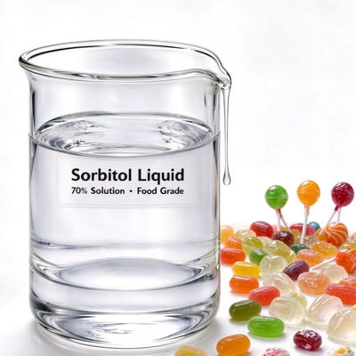 Sorbitol Solution 70% Food Grade, E420 CAS 50-70-4, Non-Crystallizing Sweetener for Candy, 250kg Drum