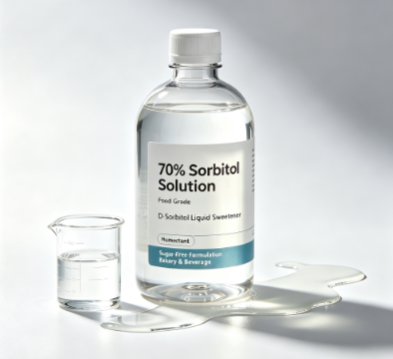 High Purity 70% Sorbitol Solution Food Grade Humectant for Personal Care Raw Material, Wholesale Supplier