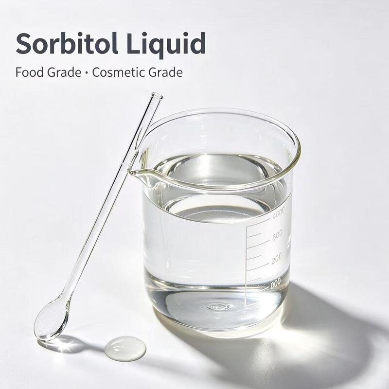 Kosher Sorbitol Solution 70% Food Grade, D-Glucitol CAS 50-70-4, Humectant and Sweetener, 250kg Drum, Bulk Supply