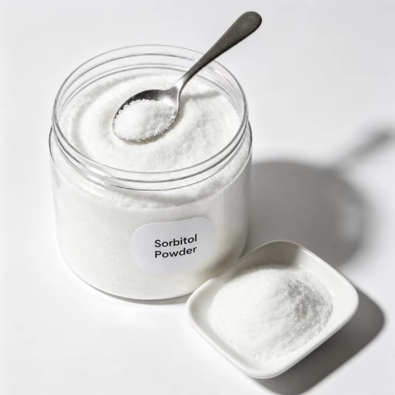 China Manufacturer Fine Sorbitol Powder FCC Grade Sugar Replacer Bulking Agent Humectant For Confectionery Bakery Cosmetic Toothpaste Raw Material
