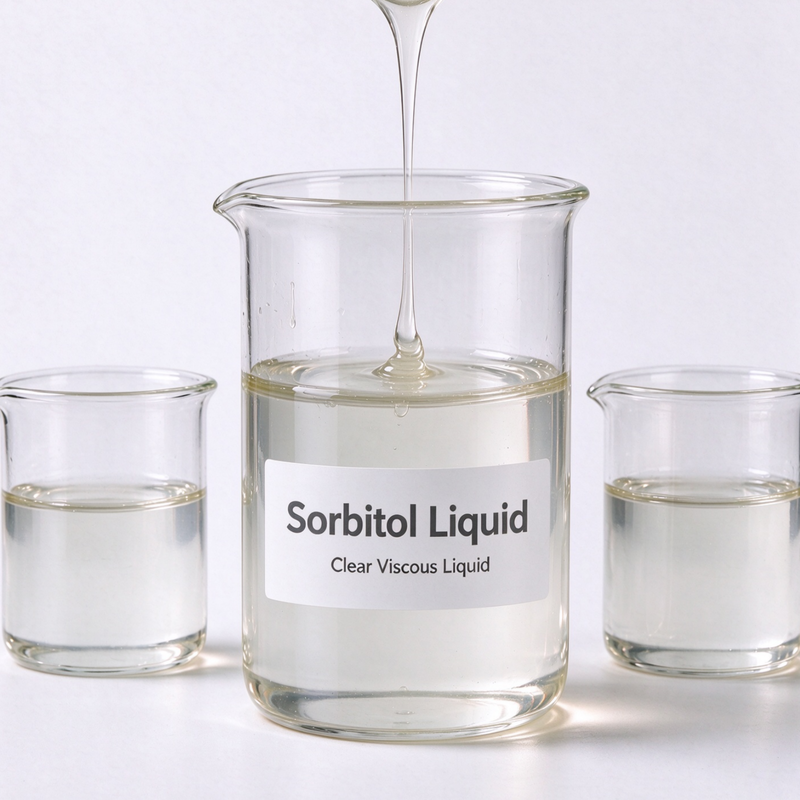 Liquid Sorbitol 70% Solution, Food Grade Sugar-Free Sweetener and Humectant Syrup for Beverage, Food and Bakery Applications, Bulk Wholesale Supplier