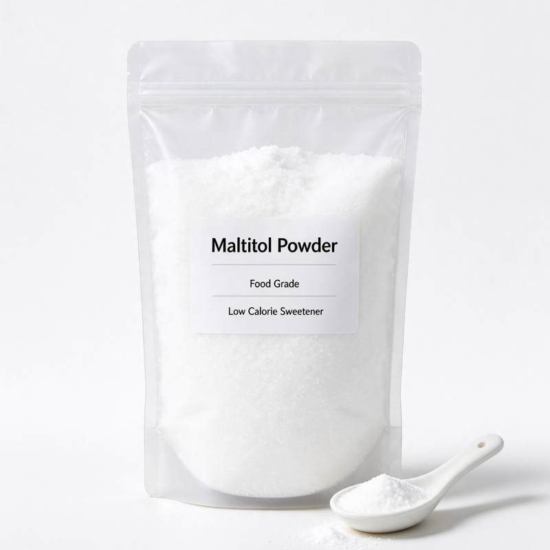 Maltitol Powder Food Grade 30-80 Mesh, D-Maltitol CAS 585-88-6, Low Calorie Sugar Alcohol for Hard Candy, 25kg PP Bag
