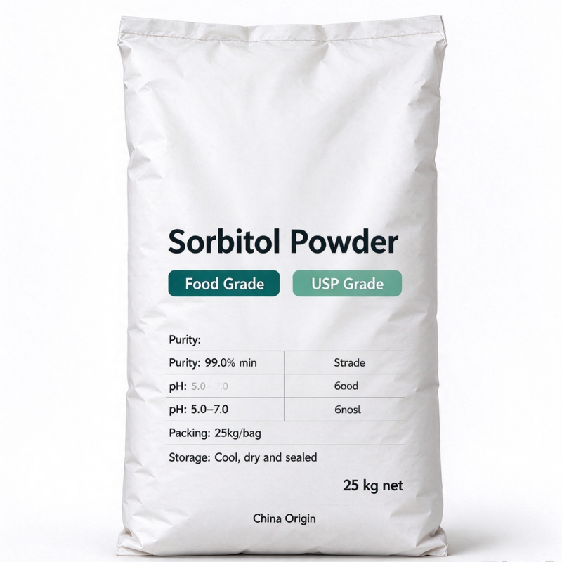 White Crystalline Sorbitol Powder | High Purity Sweetener & Humectant | Bulk Wholesale Supply Direct from Manufacturer